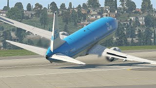 Pilot Is Forced To Do This Emergency Landing Because Landing Gear System Totally Failed -- Xp 11