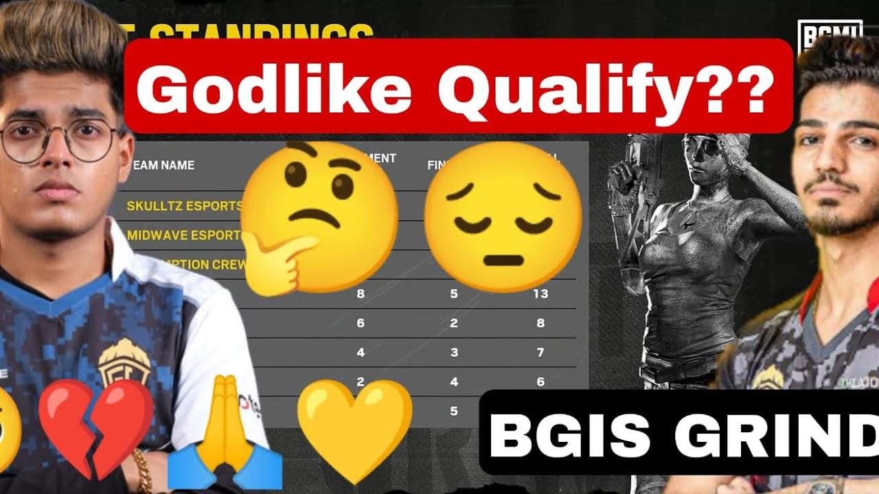 GODLIKE QUALIFY FOR BGIS ROUND 3 ?😔| BGIS ROUND 2 POINTS TABLE🔥 # ...
