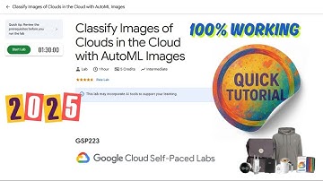 Classify Images of Clouds in the Cloud with AutoML Images || GSP223 || #qwiklabs #qwiklabsarcade2025