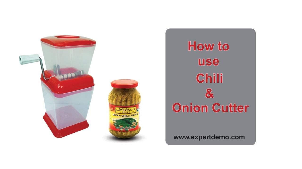 Simplest Chilli and Onion Cutter YouTube