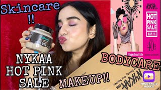 NYKAA HOT PINK SALE HAUL 2020!! Skincare and Makeup! EVERYTHING AFFORDABLE ❤️