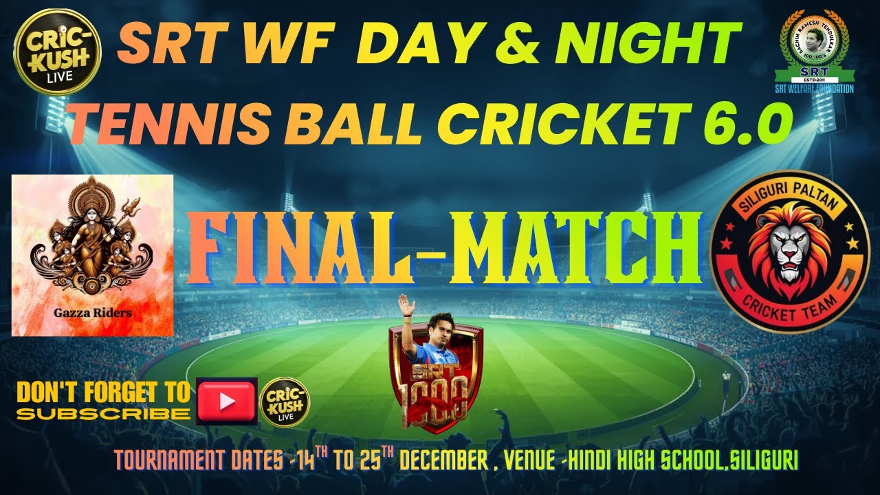 FINAL MATCH SRT WF DAY & NIGHT TENNIS BALL TOURNAMENT 6.0
