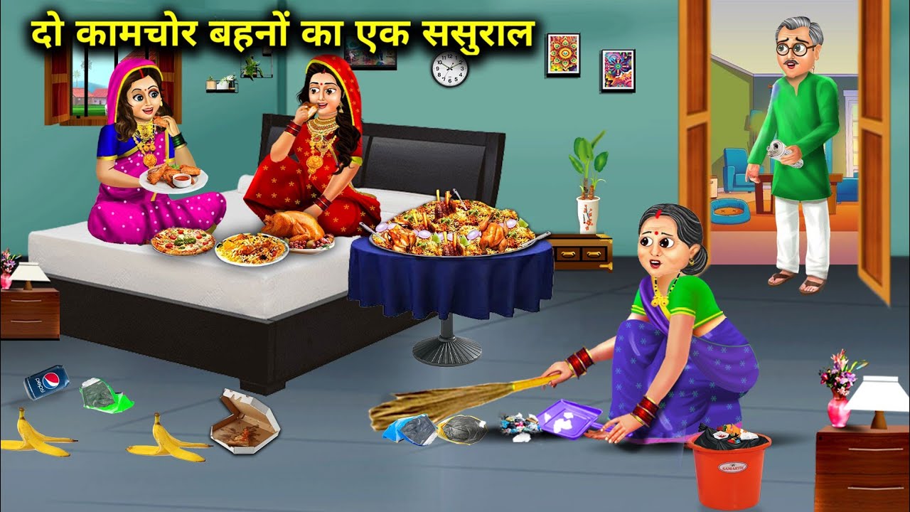 ⁣दो कामचोर बहनों का एक ससुराल|| moral kahaniyan|| SAS Bahoo ki खटपट|| do kamchor bahano ka ek sasural