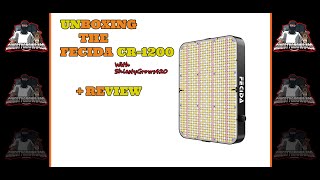 FECIDA CR-1200 GROW-LIGHT UNBOXING & REVIEW + Par TEST