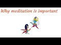 Why meditation is important