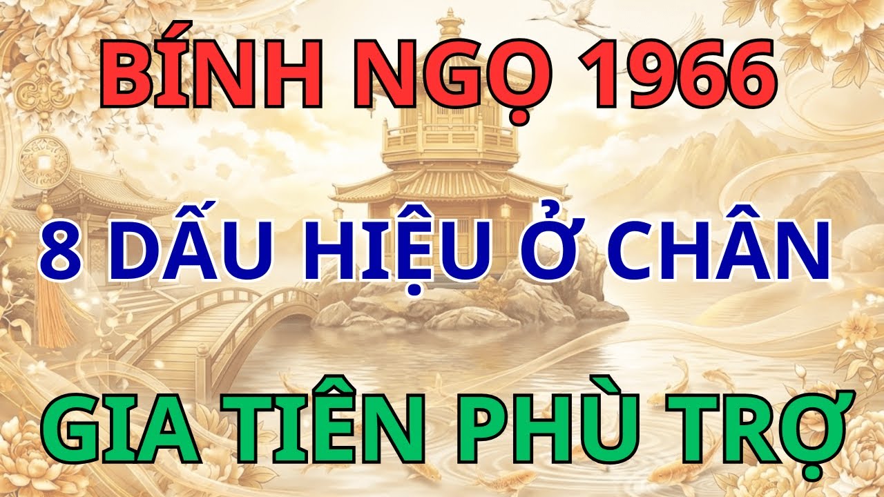 Tuổi Bính Ngọ 1966: Kiểm Tra Ngay Ở Chân Có 8 Dấu Hiệu Này Không? Nếu Có Là Số Hưởng An Lành !