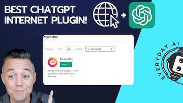 Connecting ChatGPT to the Internet - BrowserOp plugin review 🛜