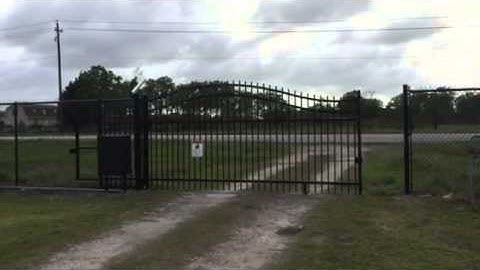 Sliding arched gate and opener by Jr.