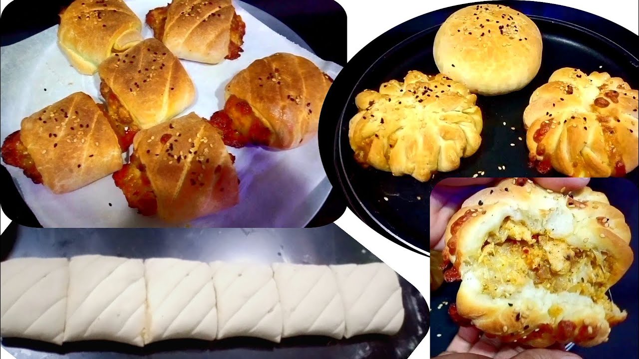 Chicken Cheese Bun Recipe | Party 🎉 time | snacks recipe