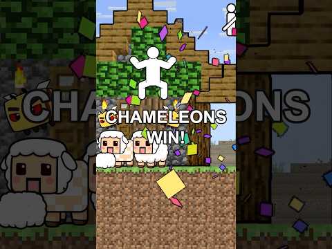 Hider Meccha Chameleon vs. Seeker Minecraft and Mathematics-The Internal Angles of Hexagon