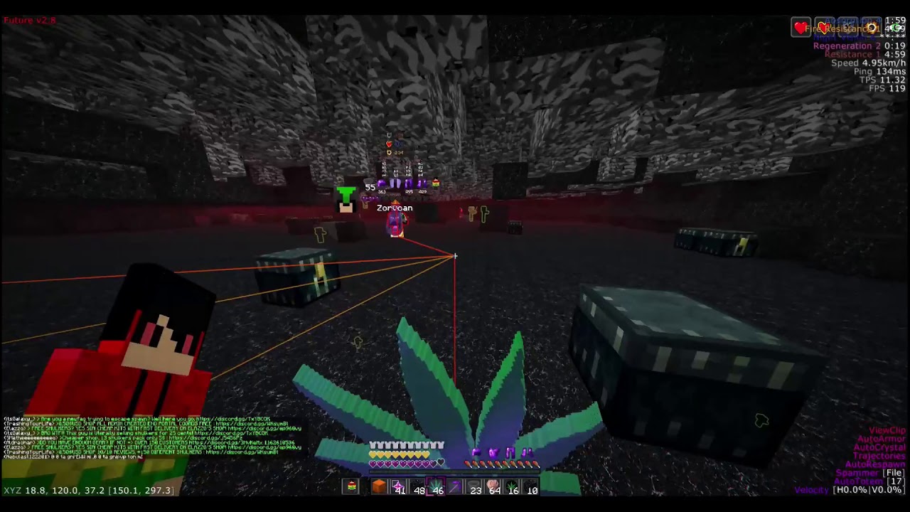 2B2T Trashing 5 auto32k fags