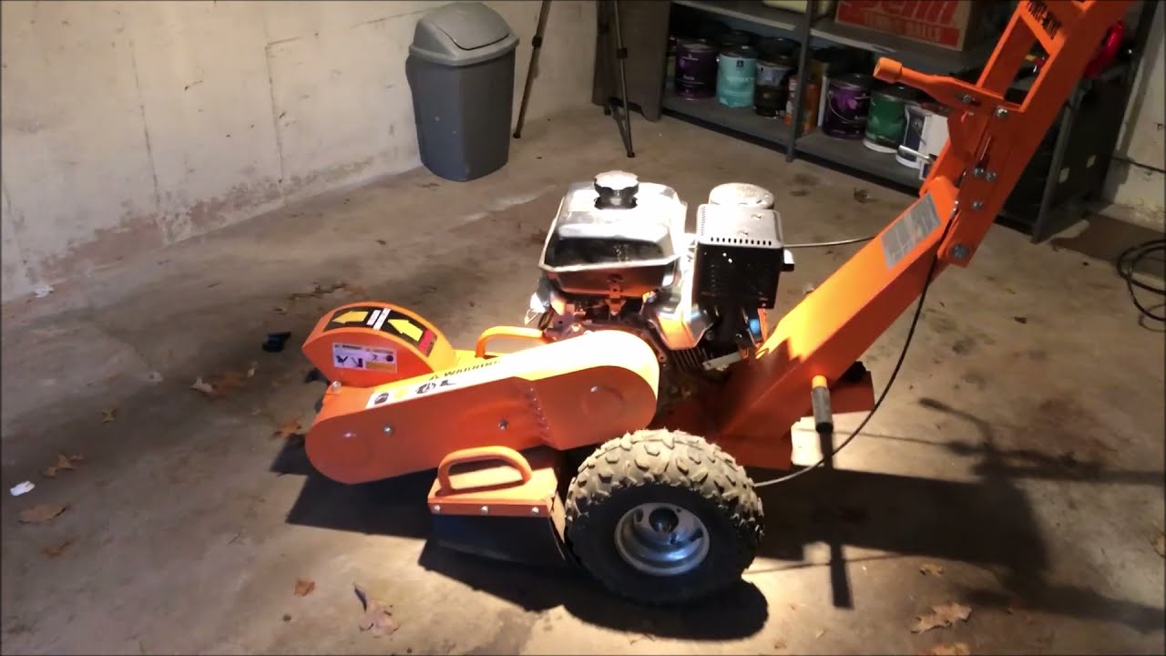 Power King Stump Grinder Review, Repairs and Demo Post 20 Hours - YouTube