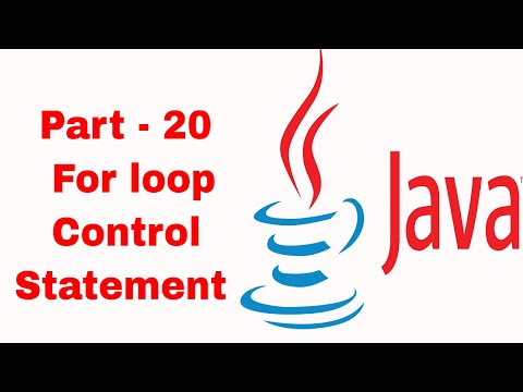 For loop - Control Statement  | Learn Java in Tamil | Java Tamil Vathiyar | Part 20