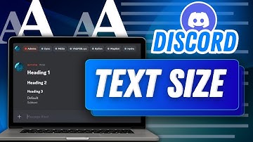 How to Make Small and Large Text in Discord