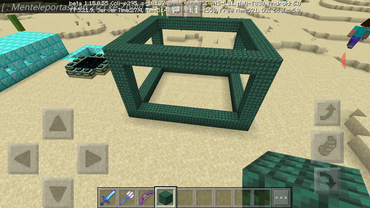 rumah-prismarine-kaca-part-1-minecraft-mcpe-1-15-0-55-youtube