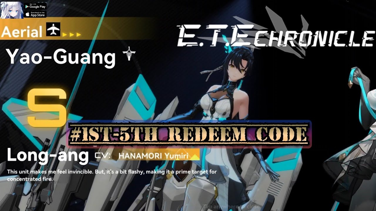 E.T.E Chronicle - [1st-5th] Redeem Code (EN version) - YouTube