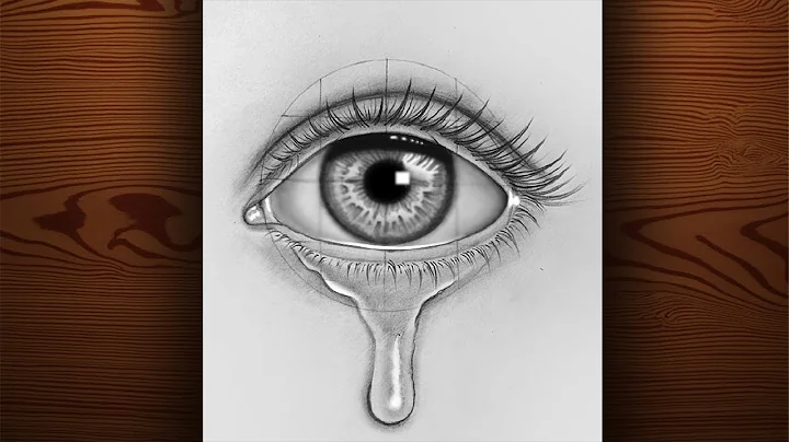 Eye Drawing: How To Draw a Realistic Eye | Crying Eye Drawing Tutorial