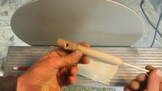 Woodturning a Slide Whistle