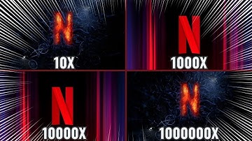 Netflix Stranger Things Intro Getting 1000000X Fast