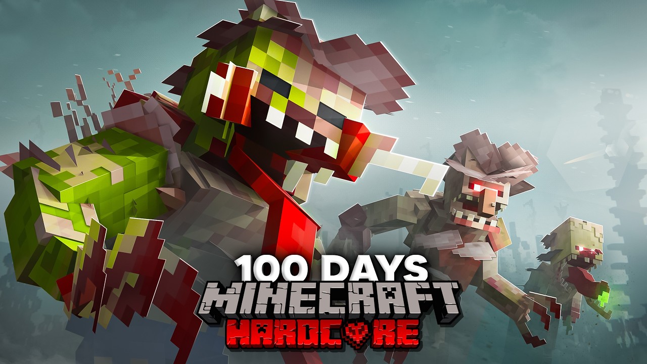 I Survived a Spore Outbreak in Minecraft Hardcore