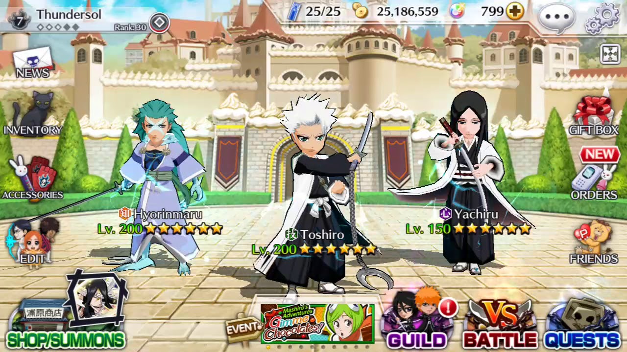 Bleach Brave Souls Brave Selection Summons