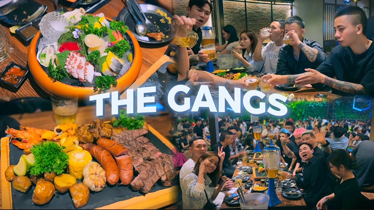 ĐẠI TIỆC TẠI THE GANGS QUẬN 1 - YouTube