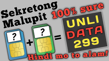 IBANG PARAAN PARA MAKAPAG REGISTER SA UNLI DATA FOR ALL SITE | UNLI DATA 299