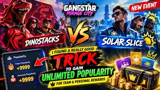 How to Gain Unlimited Popularity in Dino Stacks vs Solar Slice Event ? screenshot 4