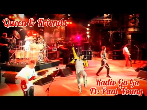 Queen x Friends | Radio Ga Ga Ft: Paul Young | Live At Wembley Stadium 1992