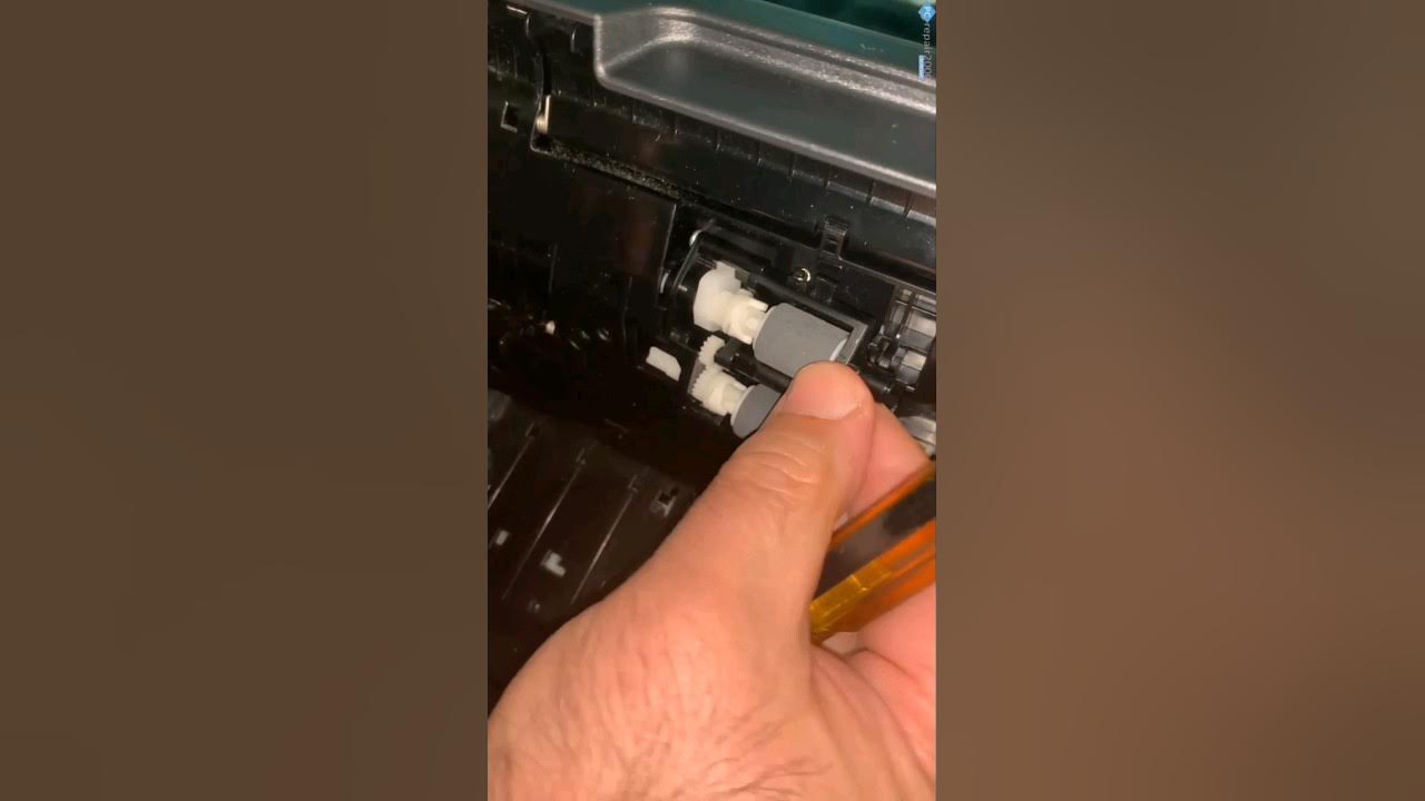 Epson automatic document feeder adf pickup roller removal and repair