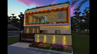 LUXURY HOME DESIGN 36' x 64' - 3D WALK THROUGH ANIMATION