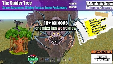 Rust - THE SPIDER TREE - 10+ Exploits Enemies Just Won