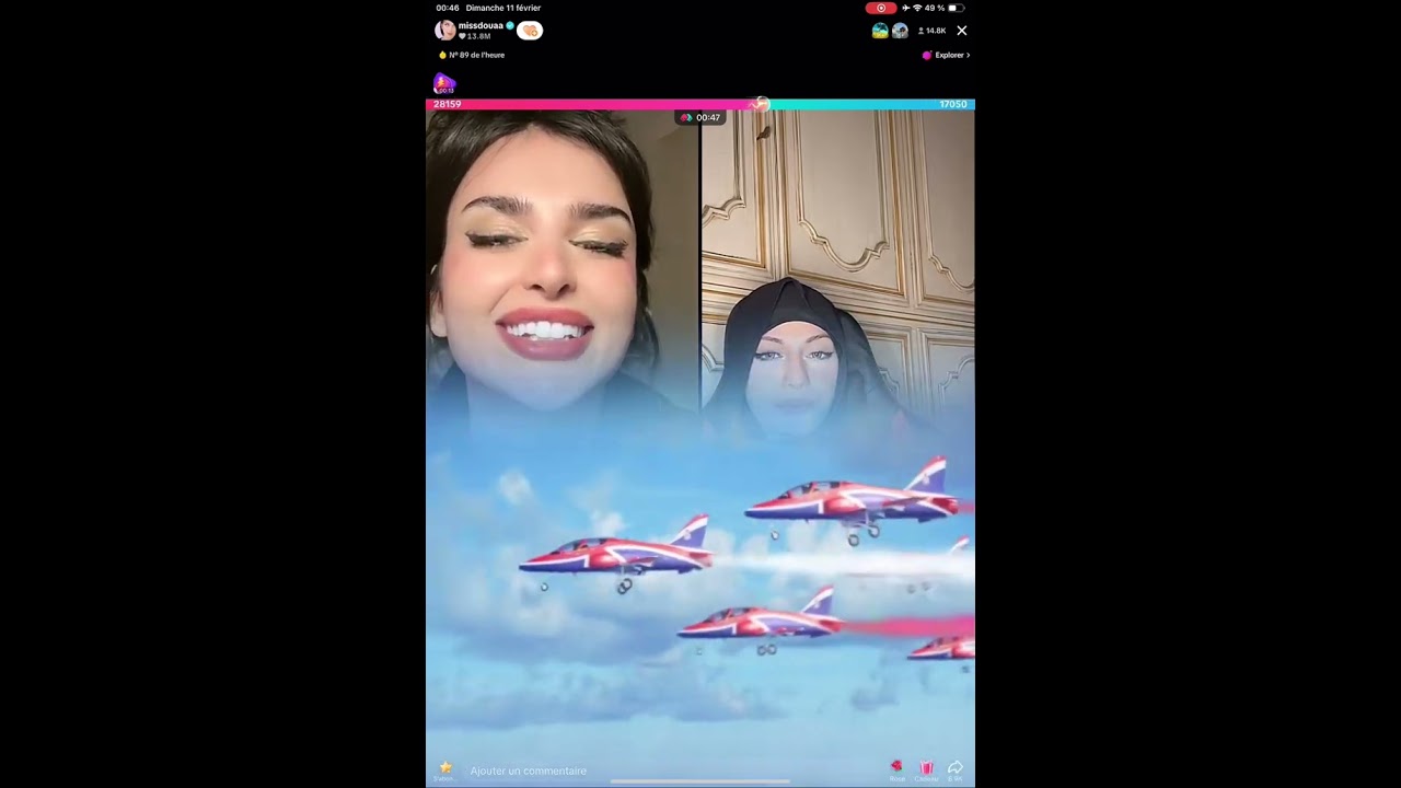 💙💙لايف ميس دعاء ونورمار  و نورس تسألها عن جوزيف