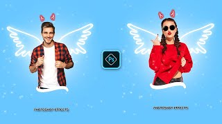 Glowing Triangle Wings Concept Amazing Photo Editing Tutorial|Photoshop CC 2020 screenshot 5