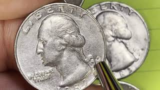 US 1982 Quarter Dollar Coin - Could Be Worth $20 Or More - United States 25 Cent Washington P D S
