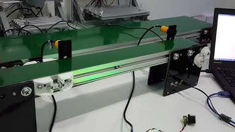 การใช้ Photoelectric sensors ตรวจจับชิ้นงาน พร้อมกับนับชิ้นงาน