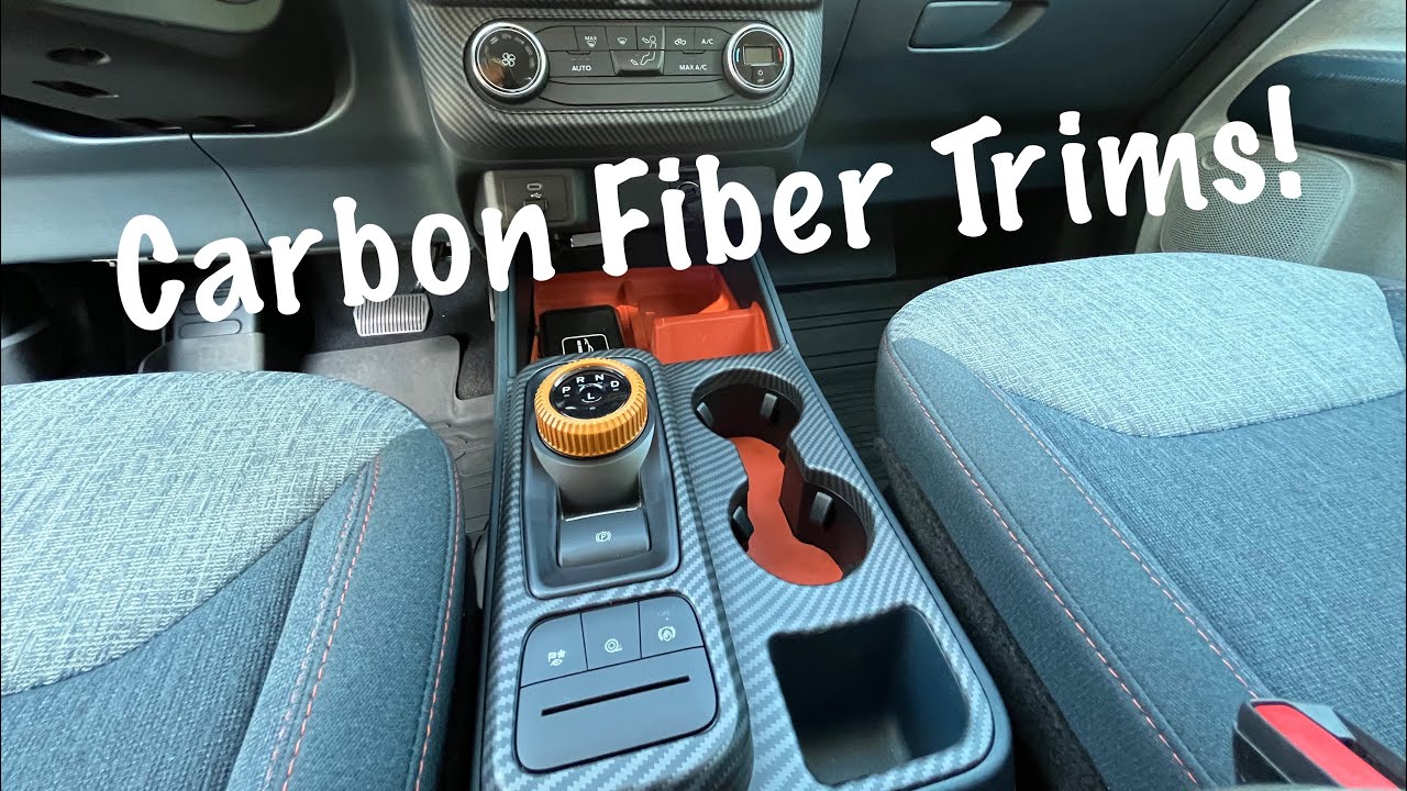 Carbon Fiber Trim For My Ford Maverick!