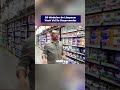Layout da seção de limpeza supermercado