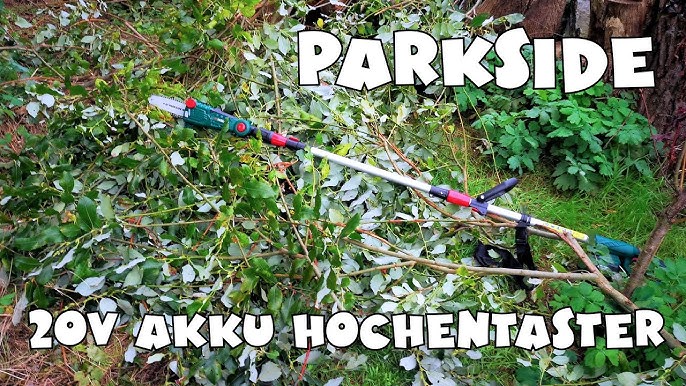 Parkside 40V Akku Kombigerät PDKGA 40-Li A1 - Heckenschere Praxis - YouTube