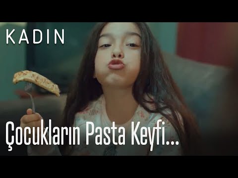 Çocukların pasta keyfi - Kadın