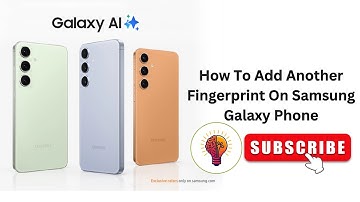 How to Add Another Fingerprint on Samsung Galaxy 🔒 | Easy Setup Guide (2025 Update)
