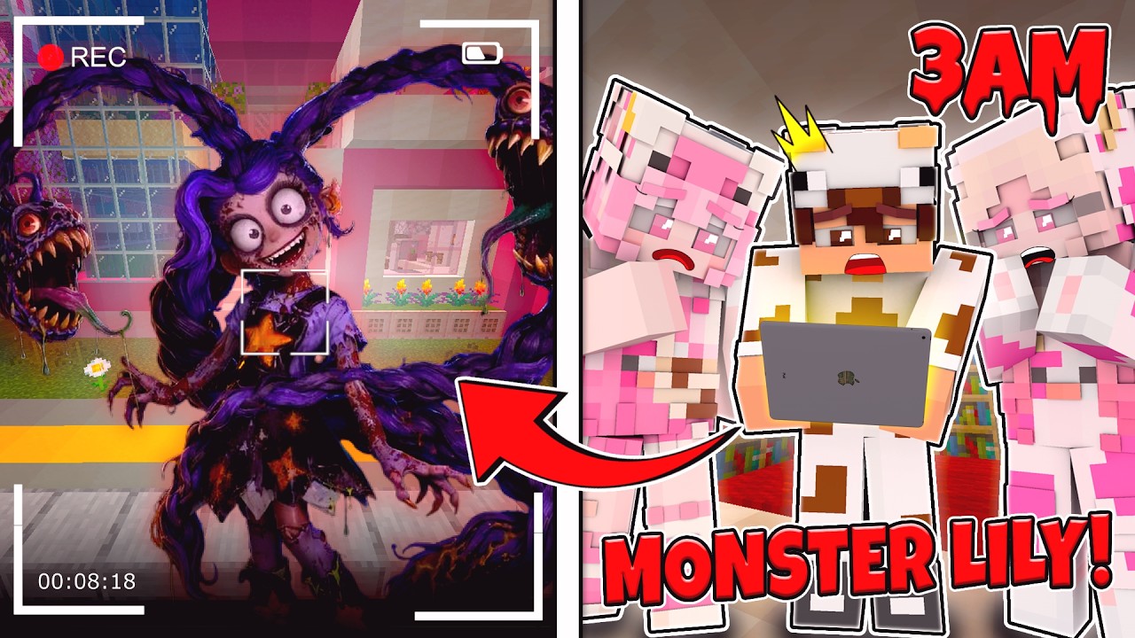 MOMON MOOCI & MILO LIHAT PENAMPAKAN MONSTER LILY DARI CCTV RUMAH