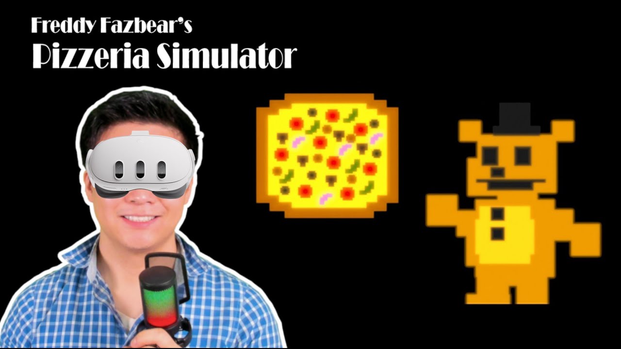 🔴First Playthrough of FNAF Pizzeria Simulator VR (NutStream) YouTube