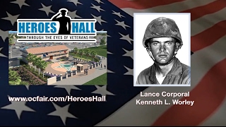 Heroes Hall presents Lance Corporal Kenneth L. Worley – Congressional Medal of Honor Recipient