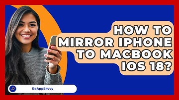 How To Mirror iPhone To MacBook iOS 18? - Be App Savvy