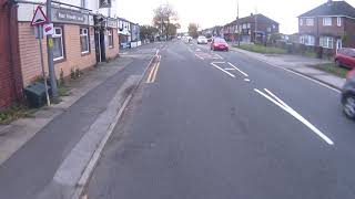 Impatient Citroen C1 driver almost collides with cyclist in Hindley Wigan