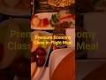 China Airlines Premium Economy Class flight from Los Angeles LAX to Singapore Meal Service #shorts