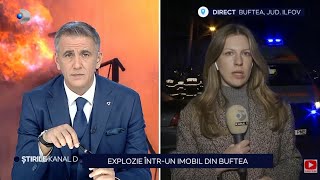 Stirile K D - Explozie Intr-Un Bloc Din Buftea. Plafonul Blocului S-A Prabusit Editie De Seara