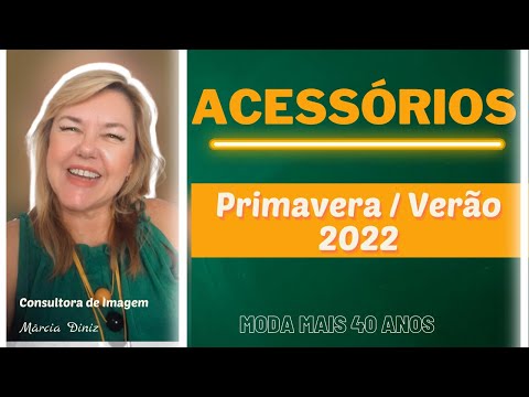 Vídeo: Os acessórios mais modernos da primavera