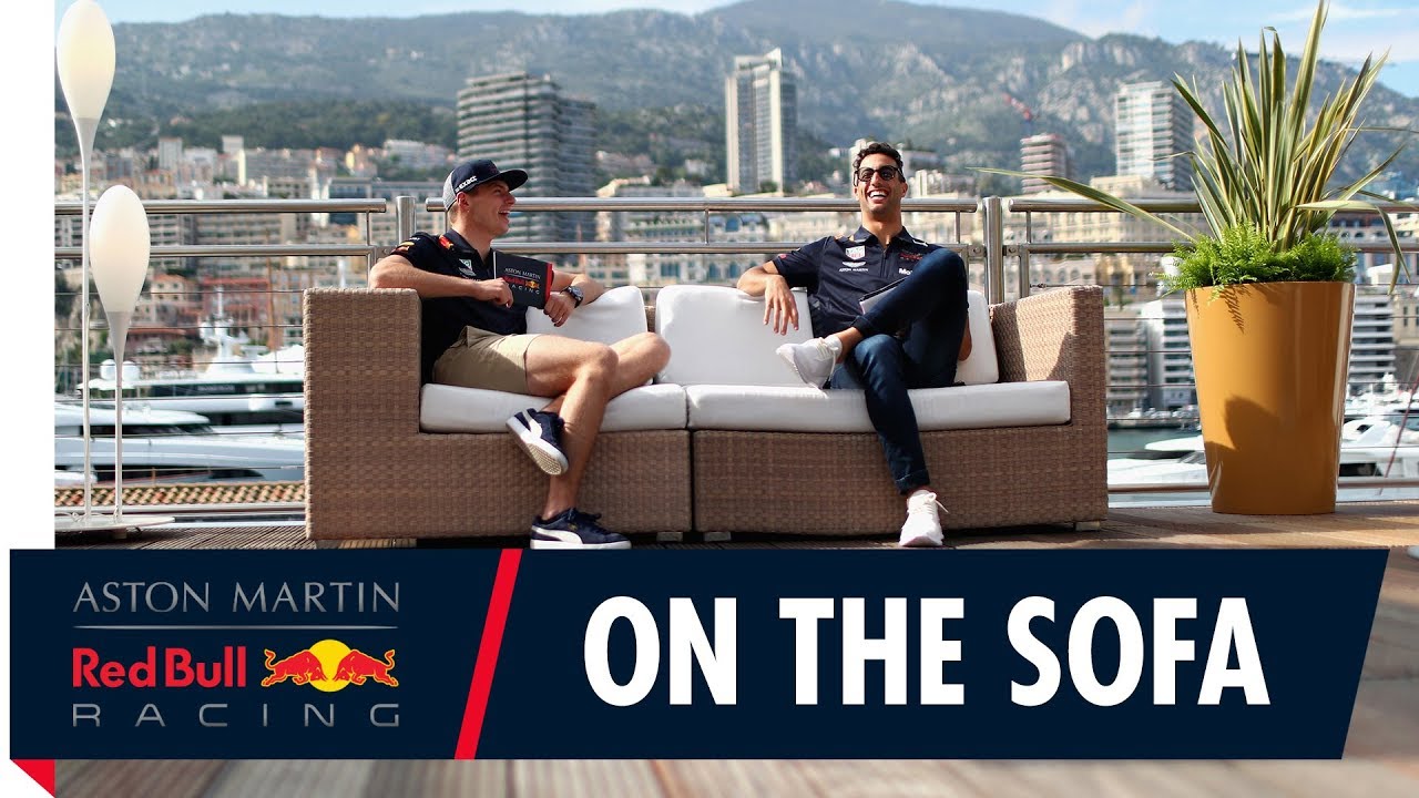 On the Sofa: Monaco Special! | Daniel Ricciardo and Max Verstappen talk F1
